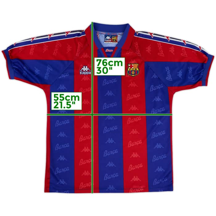 1995-97 Barcelona Home Shirt - 9/10 - (M)