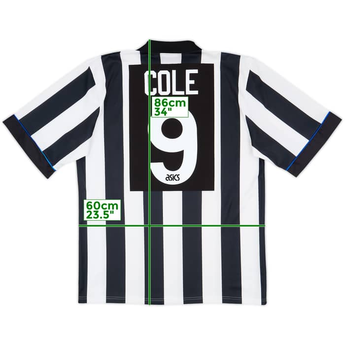 1993-95 Newcastle Home Shirt Cole #9 - 9/10 - (XL)