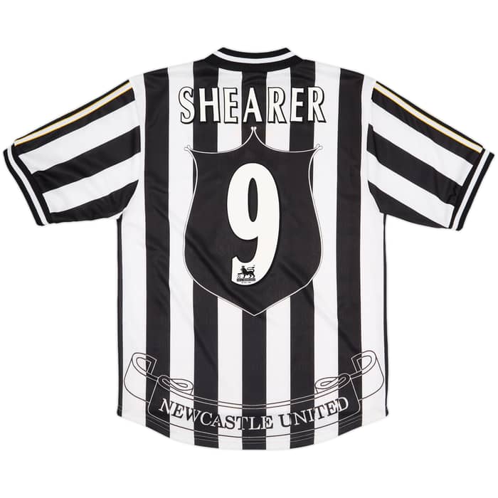 1997-99 Newcastle Home Shirt Shearer #9 - 7/10 - (M)