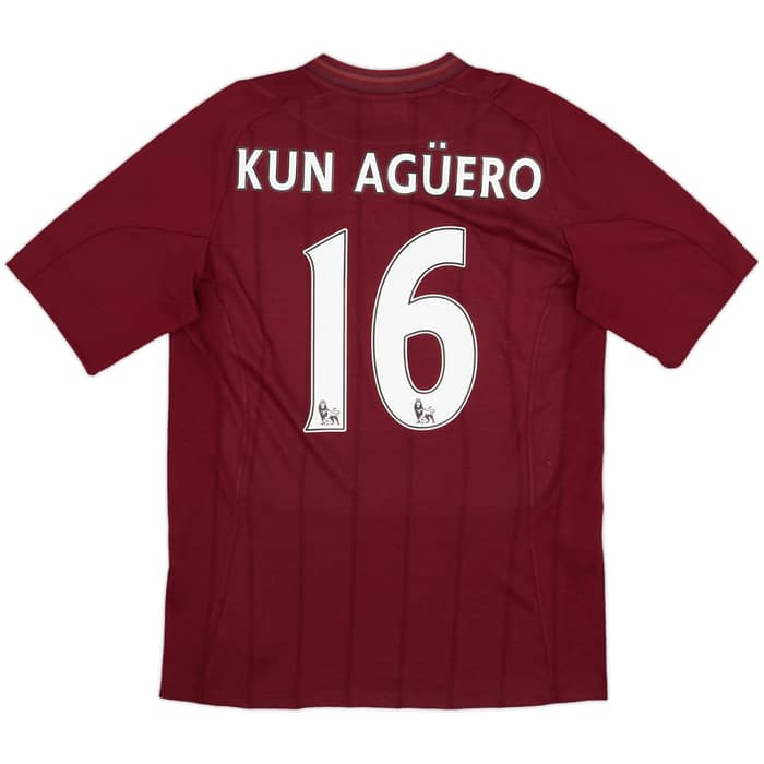 2012-13 Manchester City Away Shirt Kun Aguero #16 - 7/10 - (M)