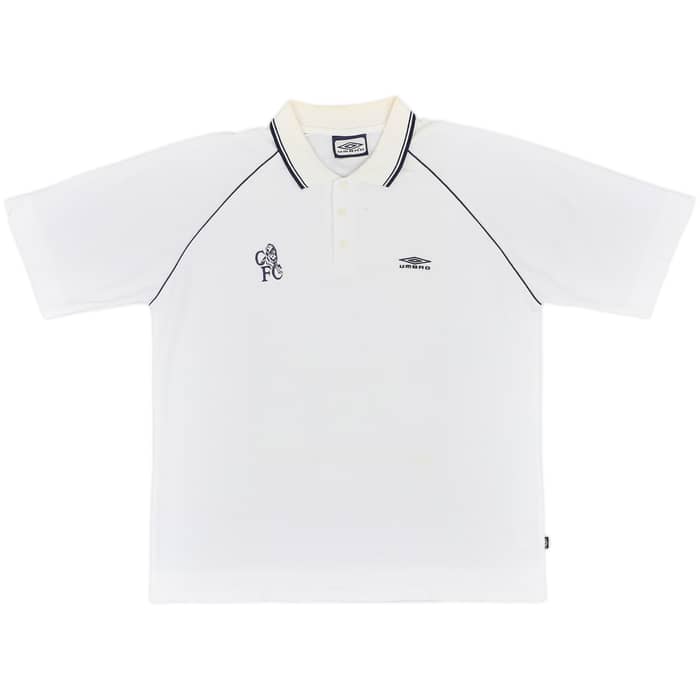 1999-01 Chelsea Umbro Polo Shirt - 9/10 - (XL)