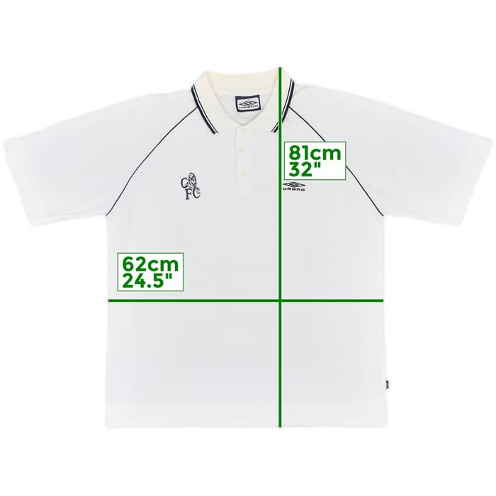 1999-01 Chelsea Umbro Polo Shirt - 9/10 - (XL)