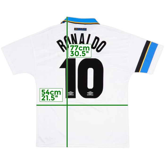 1997-98 Inter Milan Away Shirt Ronaldo #10 - 6/10 - (L)