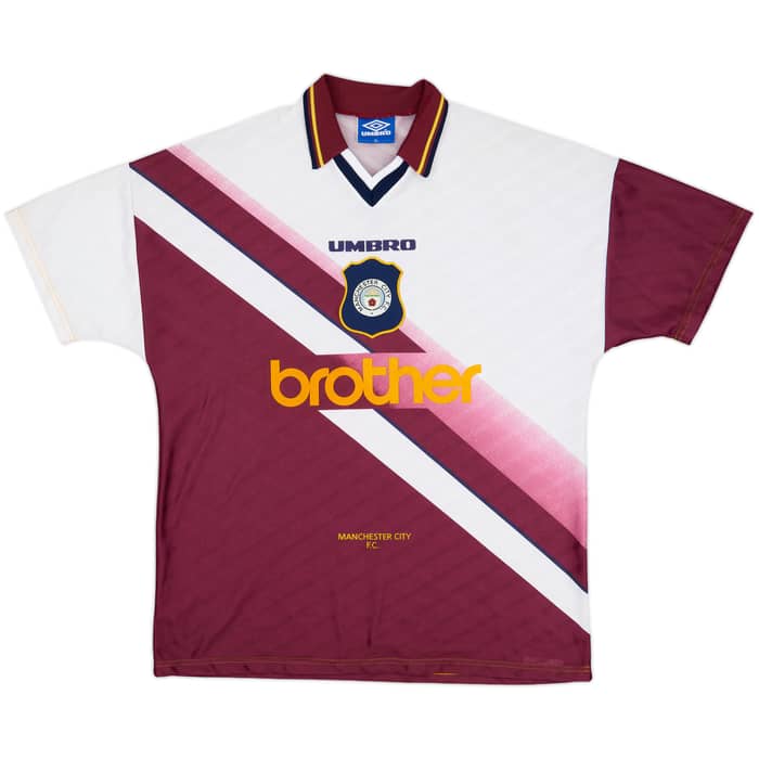 1996-97 Manchester City Away Shirt - 9/10 - (XL)