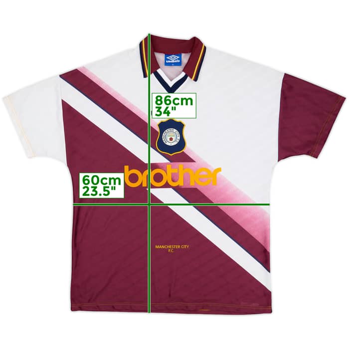 1996-97 Manchester City Away Shirt - 9/10 - (XL)