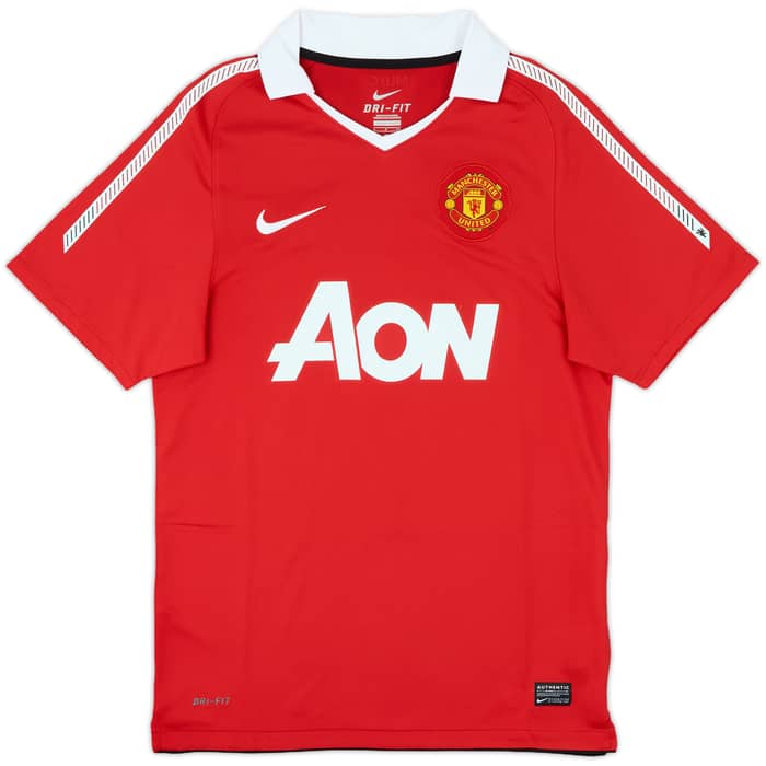 2010-11 Manchester United Home Shirt Chicharito #14 - 7/10 - (S)