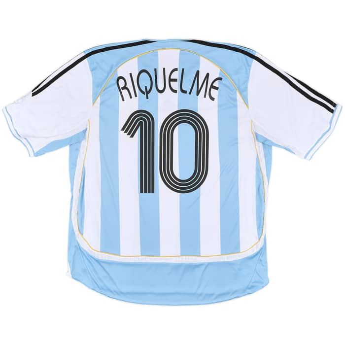 2005-07 Argentina Home Shirt Riquelme #10 - 8/10 - (XL)