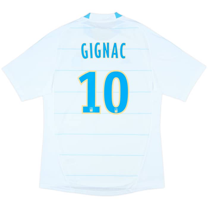 2010-11 Olympique Marseille Home Shirt Gignac #10 - 9/10 - (L)