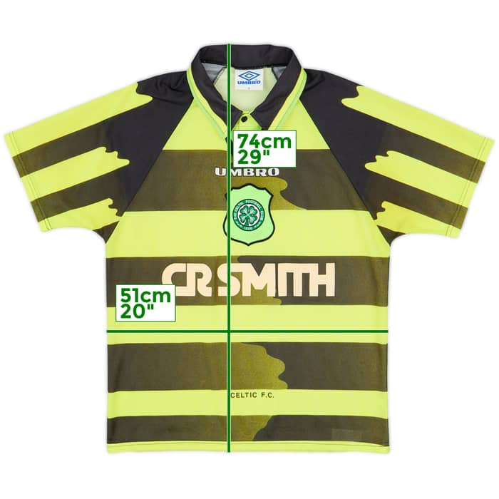 1996-97 Celtic Away Shirt - 8/10 - (M)