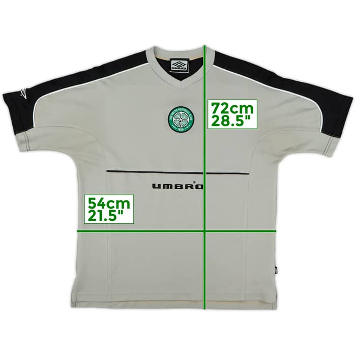2001-02 Celtic Umbro Training Shirt - 8/10 - (L)