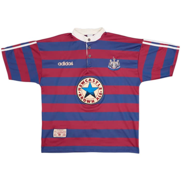 1995-96 Newcastle Away Shirt Ginola #14 - 8/10 - (L)