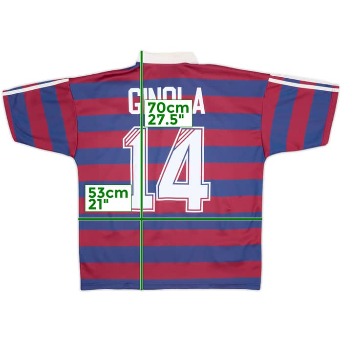 1995-96 Newcastle Away Shirt Ginola #14 - 8/10 - (L)