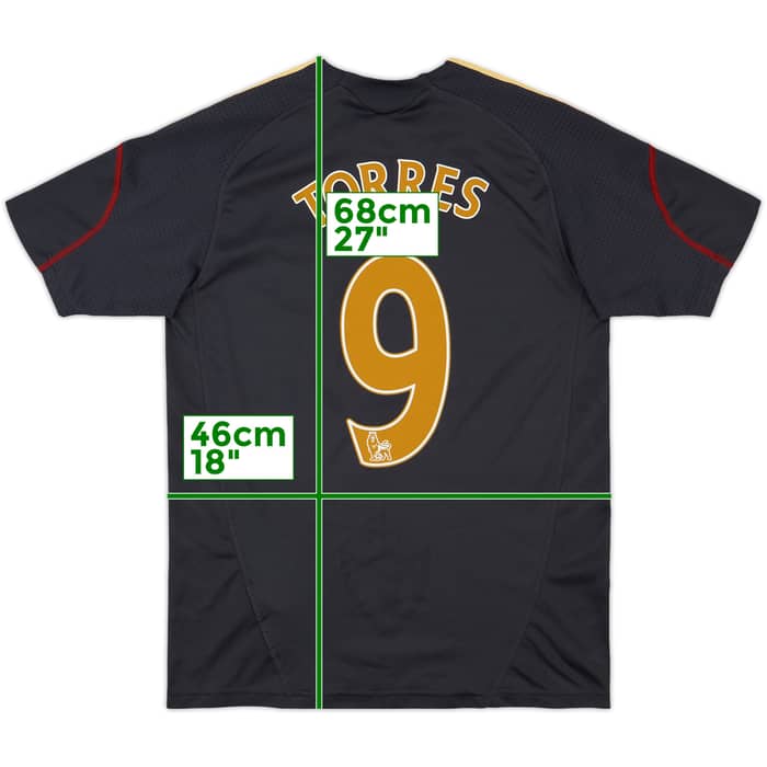 2009-10 Liverpool Away Shirt Torres #9 - 7/10 - (L.Boys)
