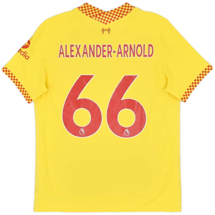2021-22 Liverpool Authentic Third Shirt Alexander-Arnold #66 - 8/10 - (L)