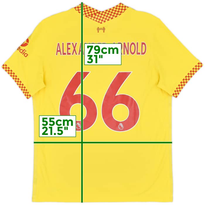 2021-22 Liverpool Authentic Third Shirt Alexander-Arnold #66 - 8/10 - (L)