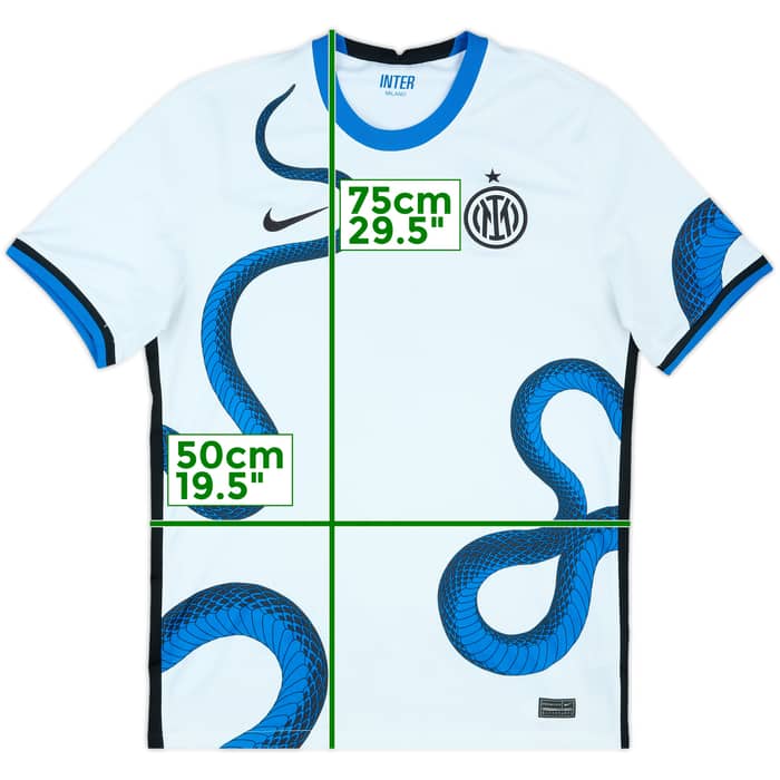 2021-22 Inter Milan Away Shirt - 8/10 - (M)