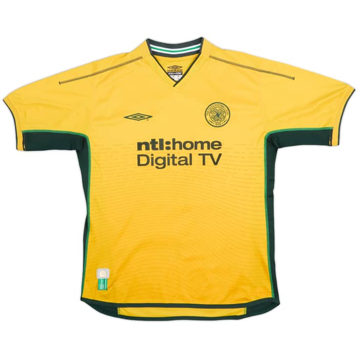 2002-03 Celtic Away Shirt Petrov #19 - 8/10 - (M)