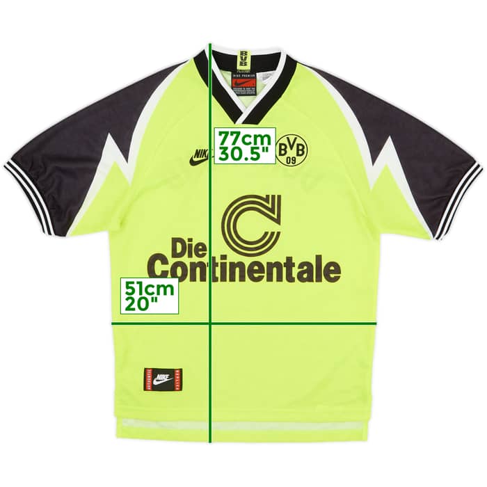 1995-96 Borussia Dortmund Home Shirt - 8/10 - (S)