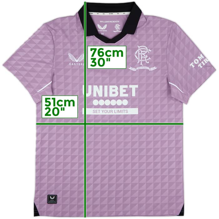 2021-22 Rangers '150 Years Anniversary' Third Shirt - 10/10 - (M)