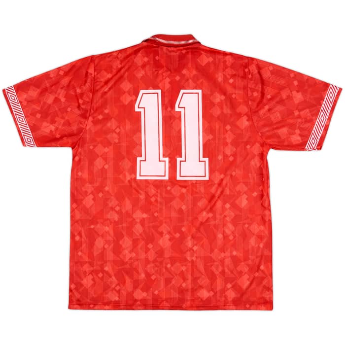 1990-92 Wales Home Shirt #11 - 9/10 - (L)