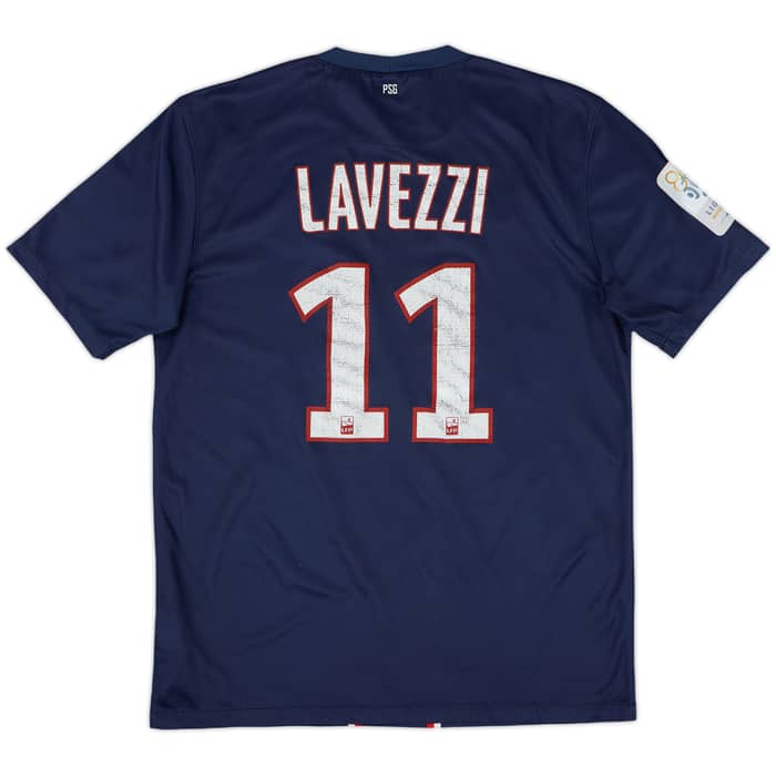 2012-13 Paris Saint-Germain Home Shirt Lavezzi #11 - 5/10 - (M)