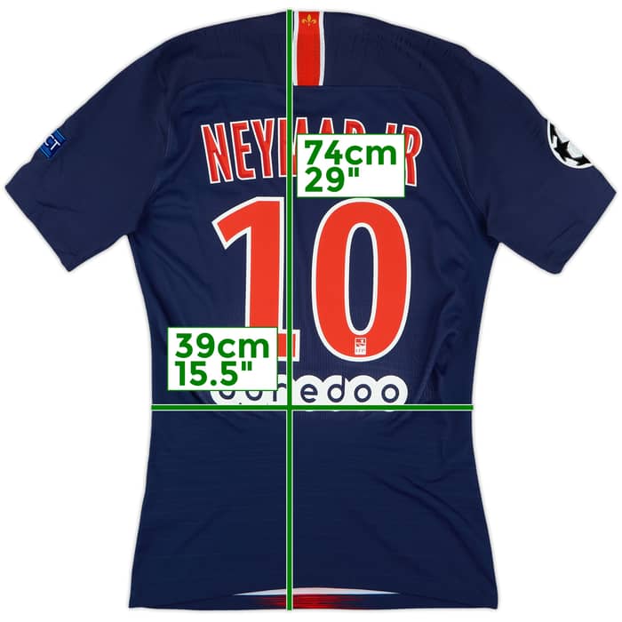 2018-19 Paris Saint-Germain Player Issue Home Shirt Neymar Jr #10 - 10/10 - (S)