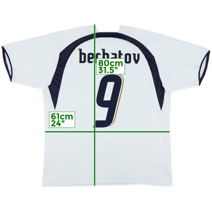 2006-07 Tottenham Home Shirt Berbatov #9 - 8/10 - (XL)