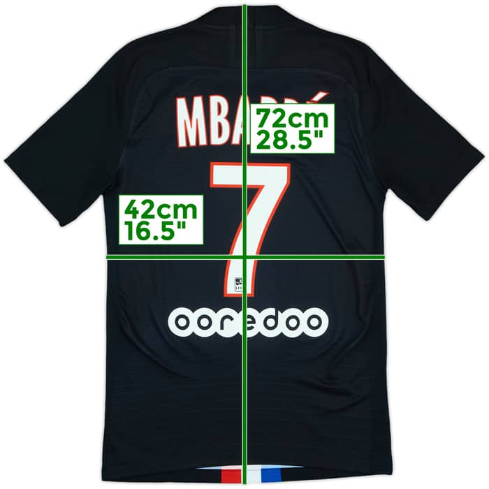 2019-20 Paris Saint-Germain Authentic Fourth Shirt Mbappe #7 - 7/10 - (XS)
