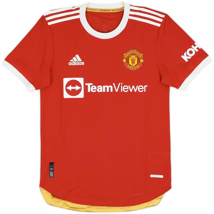 2021-22 Manchester United Authentic Home Shirt Sancho #25 - 6/10 - (S)
