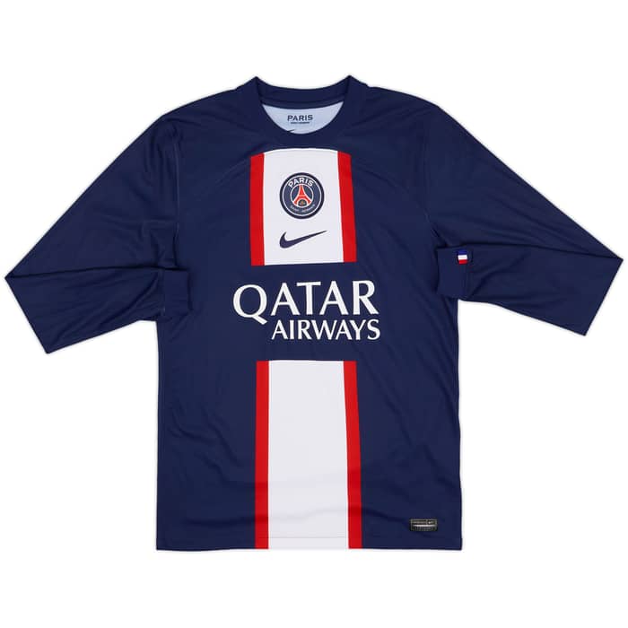 2022-23 Paris Saint-Germain Home L/S Shirt Messi #30 - 8/10 - (S)