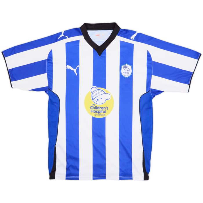 2009-10 Sheffield Wednesday Home Shirt - 8/10 - (S)