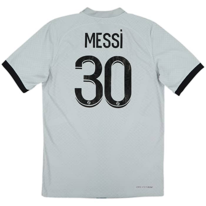 2022-23 Paris Saint-Germain Authentic Away Shirt Messi #30 - 10/10 - (S)