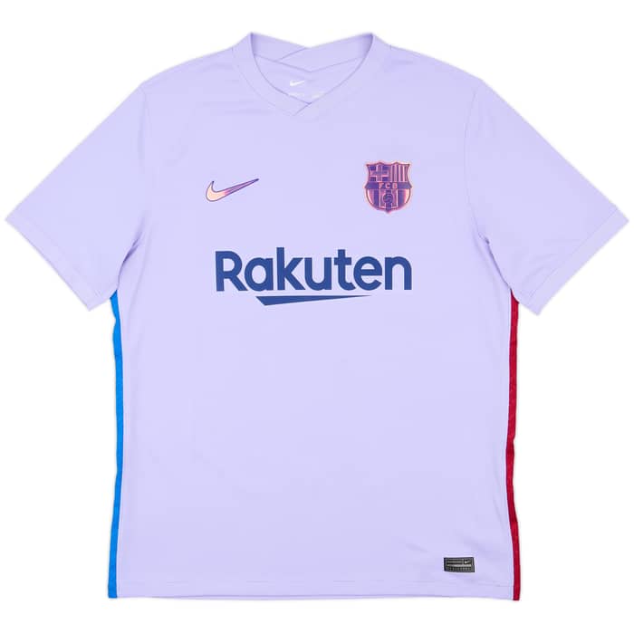 2021-22 Barcelona Away Shirt - 8/10 - (L)
