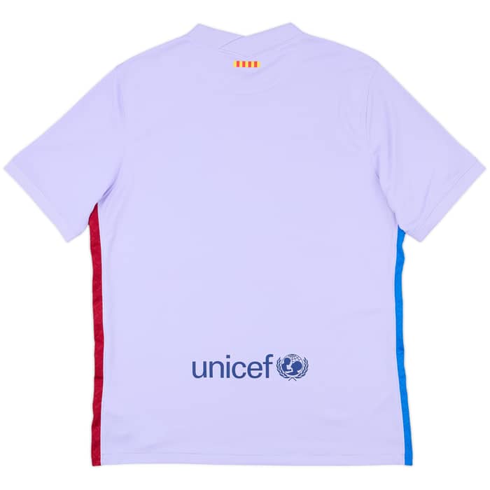 2021-22 Barcelona Away Shirt - 8/10 - (L)