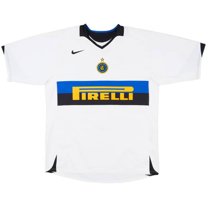 2005-06 Inter Milan Away Shirt Figo #7 - 7/10 - (L)