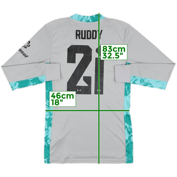 2020-21 Wolves GK Shirt Ruddy #21 - 9/10 - (S)