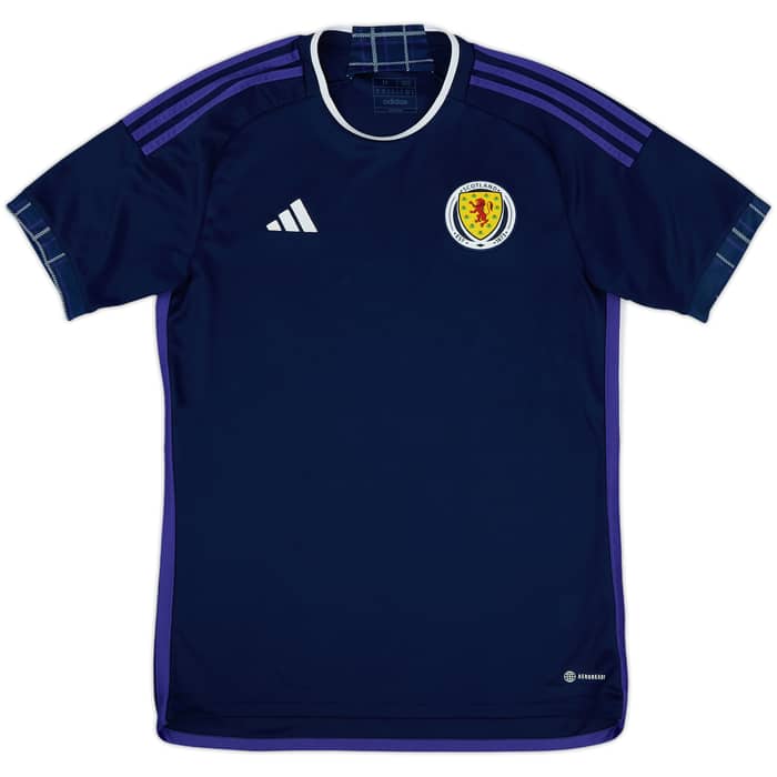 2022-23 Scotland Home Shirt - 10/10 - (M)