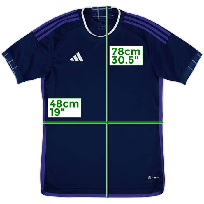 2022-23 Scotland Home Shirt - 10/10 - (M)