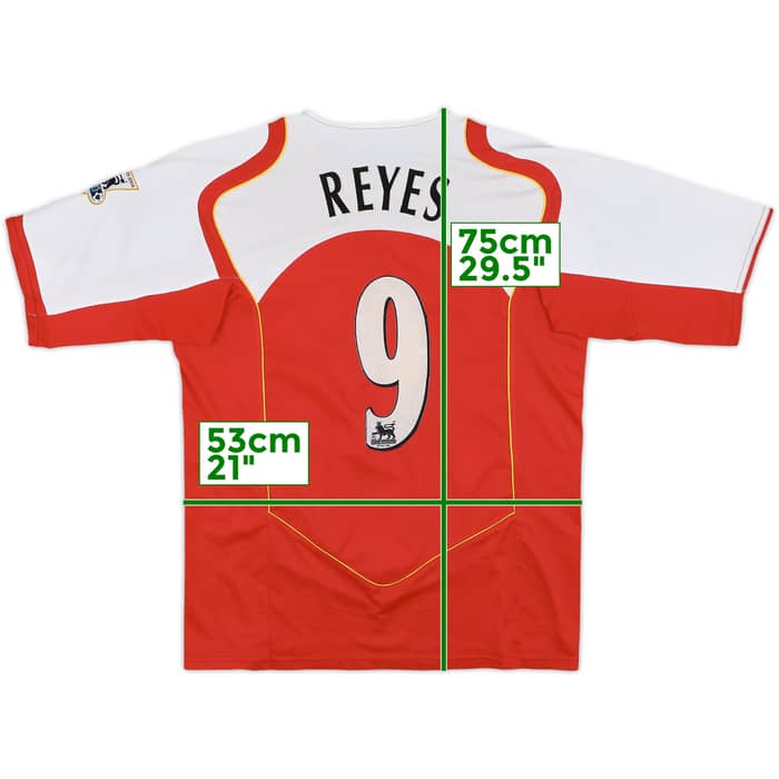 2004-05 Arsenal Home Shirt Reyes #9 - 9/10 - (M)