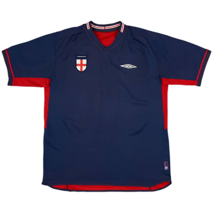 2002-04 England Away Shirt Gerrard #4 - 6/10 - (L)