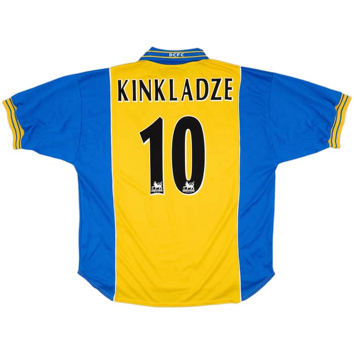 1999-01 Derby County Away Shirt Kinkladze #10 - 8/10 - (XL)