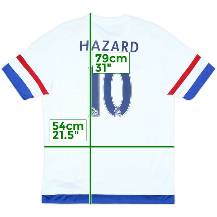 2015-16 Chelsea Away Shirt Hazard #10 (L)