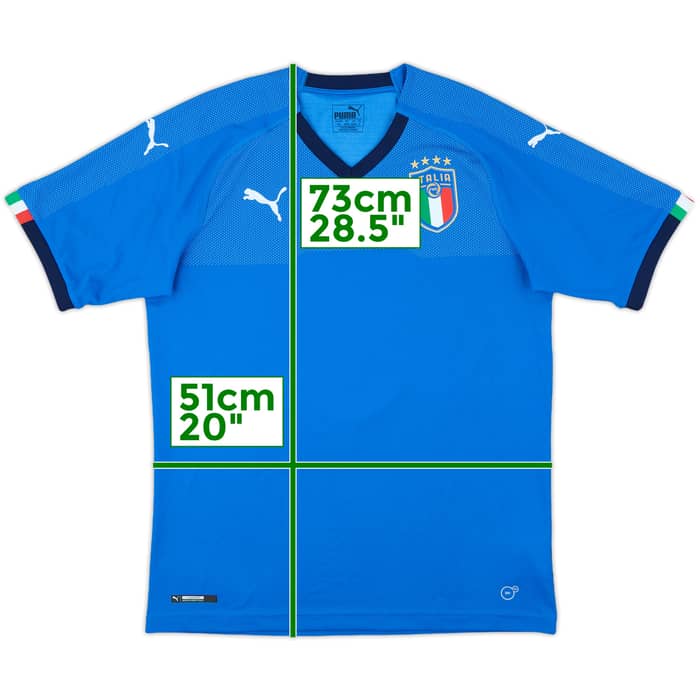 2018-19 Italy Home Shirt - 7/10 - (M)