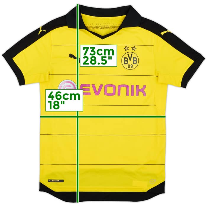 2015-16 Borussia Dortmund Home Shirt - 7/10 - (M)