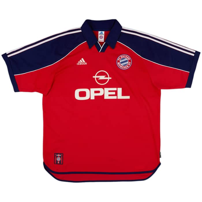 1999-01 Bayern Munich Home Shirt Santa Cruz #24 - 9/10 - (XL)