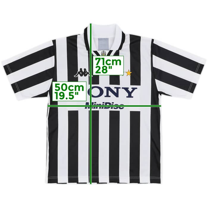 1995-97 Juventus Basic Home Shirt - 8/10 - (M)