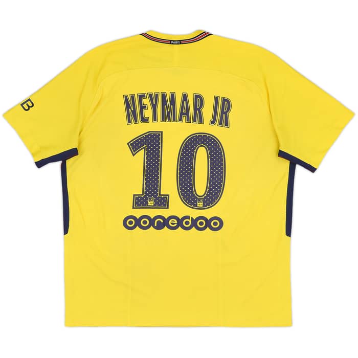 2017-18 Paris Saint-Germain Authentic Away Shirt Neymar Jr #10 - 7/10 - (XL)