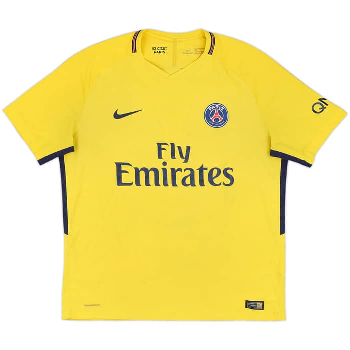 2017-18 Paris Saint-Germain Authentic Away Shirt Neymar Jr #10 - 7/10 - (XL)