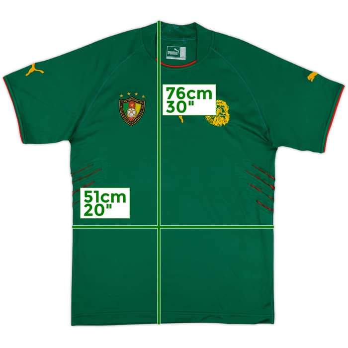 2004-06 Cameroon Home Shirt - 7/10 - (L)