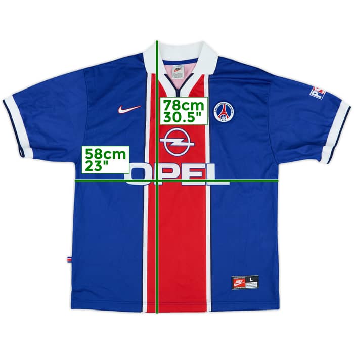 1997-98 Paris Saint-Germain Home Shirt - 8/10 - (L)